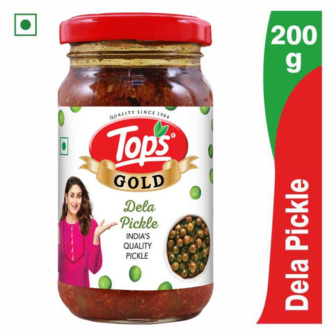 Tops Gold Dela Pickle - 200g  Glass Bottle