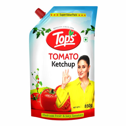 Tops Tomato Ketchup Spout - 850g. Spout
