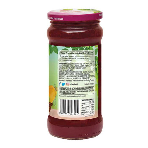 Tops Mixed Fruit Jam - 475g. Glass Bottle