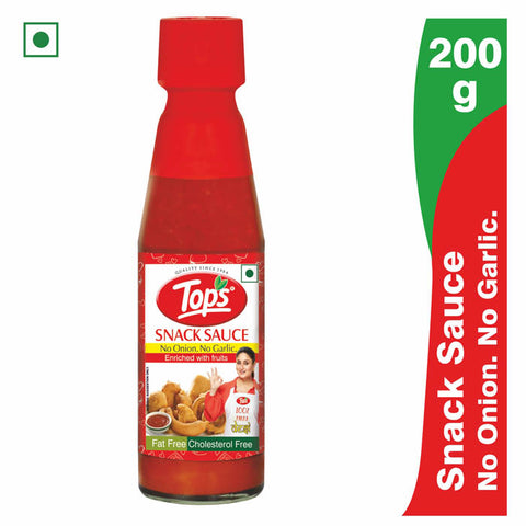 Tops Snack Sauce (No Onion No Garlic) - 200g. Glass Bottle