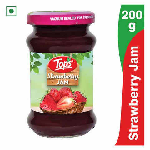 Tops Strawberry Jam - 200g. Glass Bottle
