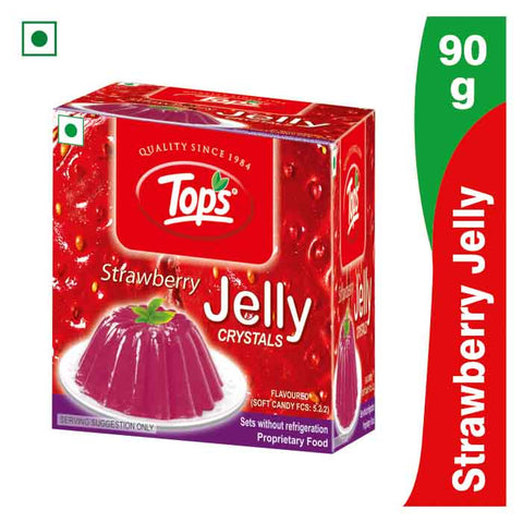 Tops Jelly Strawberry - 90g. Mono Carton