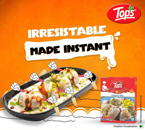 TOPS Instant Mix Dahi Bhalla - 200g. Mono Carton