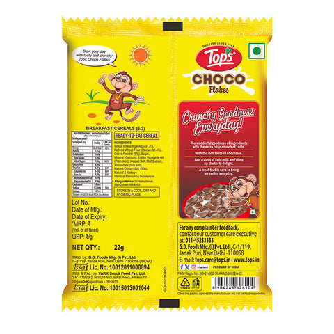 TOPS Choco Flakes - 22g. Pouch