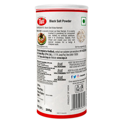 TOPS Black Salt - 200g.
