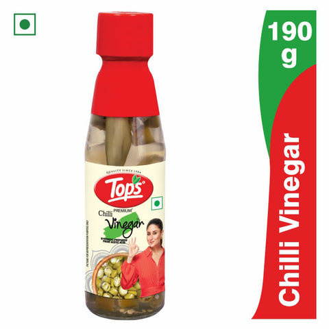 Tops Chilli Vinegar - 190g. Glass Bottle
