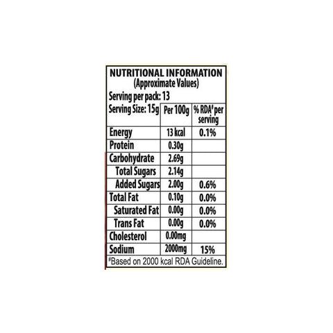 TOPS Chilli Vinegar - 190g. Glass Bottle