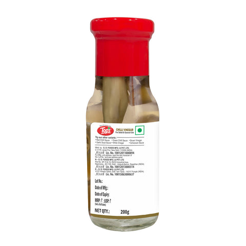 TOPS Chilli Vinegar - 200g. Glass Bottle
