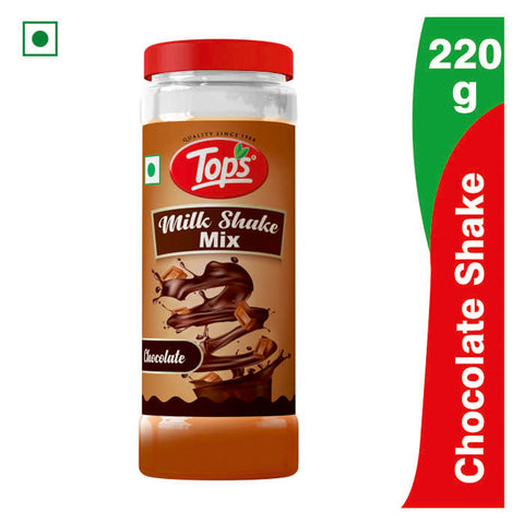 TOPS Milk Shake Mix Chocolate Flavour - 220g PET Bottle