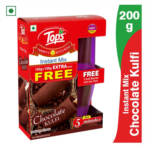 TOPS Instant Mix Chocolate Kulfi- 100g+100g Mono Carton