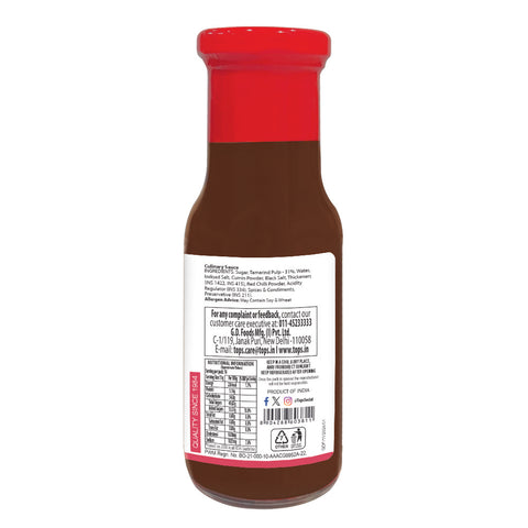 TOPS Dahi Bhalla Sauce - 245g. Glass Bottle