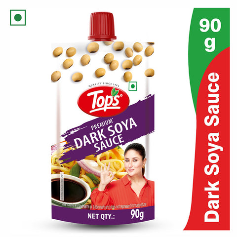 Tops Dark Soya Sauce - 90g. Spout