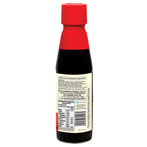 Tops Dark Soya Sauce - 220g. Glass Bottle