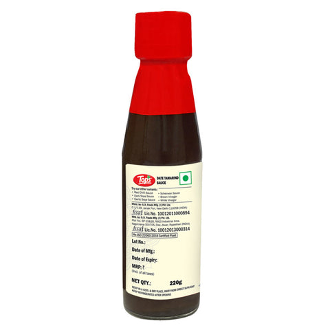 Tops Date Tamarind Sauce - 220g. Glass Bottle