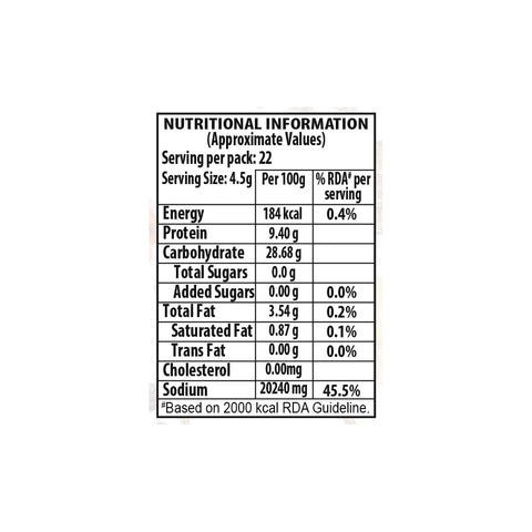 TOPS Fruit Chat Masala - 100g.