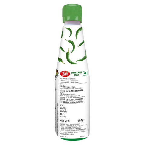 TOPS Green Chilli Sauce - 650g