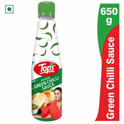 Tops Green Chilli Sauce - 650g.