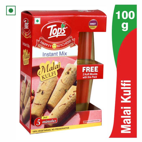 Tops Instant Mix Malai Kulfi- 100g Mono Carton