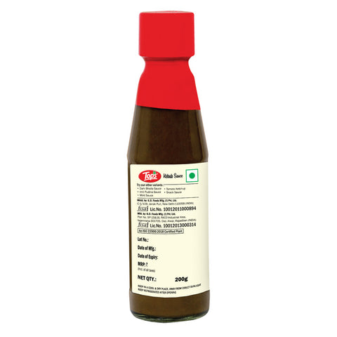 Tops Kebab Sauce - 200g. Glass Bottle