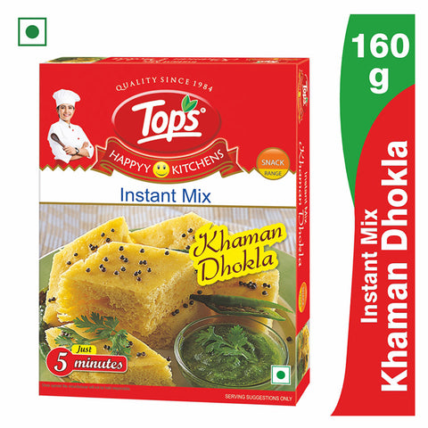 TOPS Instant Mix Khaman Dhokla - 160g. Mono Carton