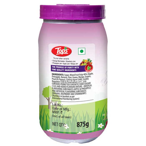 Tops Mixed Fruit Jam - 875g.