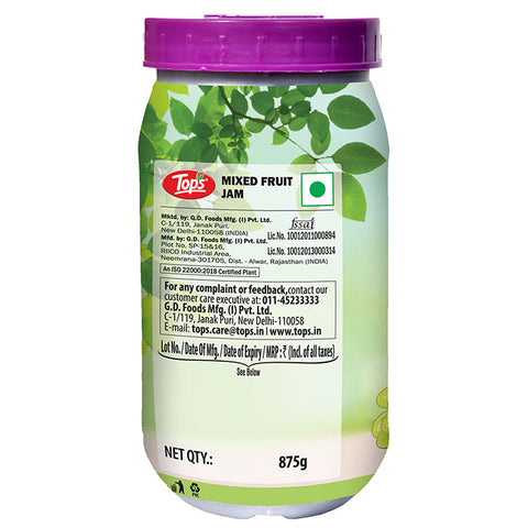 TOPS Mixed Fruit Jam - 875g.