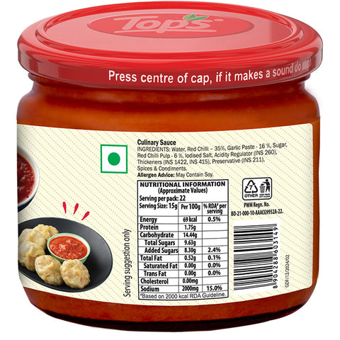 TOPS Momo's Sauce - 340g. Glass Jar