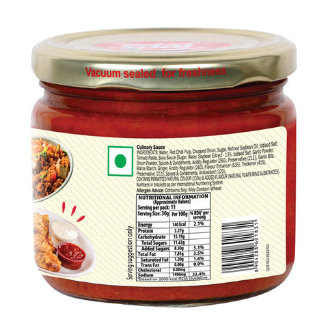 Tops Schezwan Sauce - 340g. Glass Jar