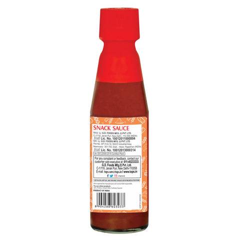 Tops Hot Garlic Sauce - 200g. Glass Bottle