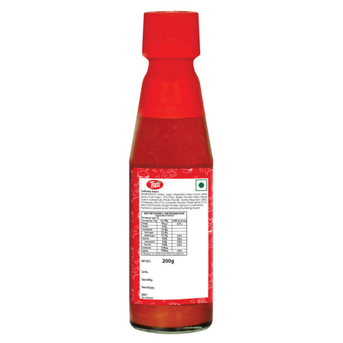 Tops Snack Sauce (No Onion No Garlic) - 200g. Glass Bottle