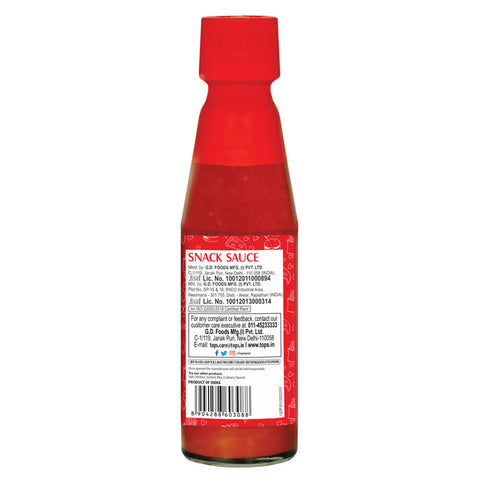 Tops Snack Sauce (No Onion No Garlic) - 200g. Glass Bottle