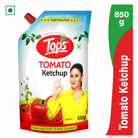 TOPS Tomato Ketchup Pouch - 850g. Spout Pack