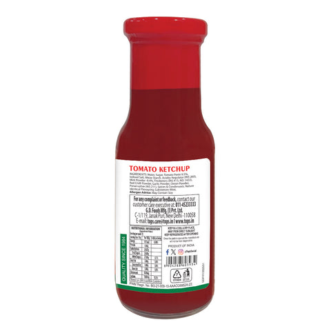 TOPS Mint Magic Tomato Ketchup - 235g. Glass Bottle
