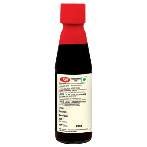 TOPS Worcestershire Sauce - 200g. Glass Bottle