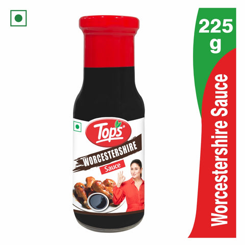 TOPS Worcestershire Sauce - 225g. Glass Bottle