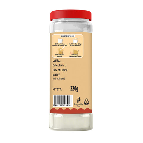 Tops Milk Shake Mix Badam Elaichi Flavour - 220g PET Bottle