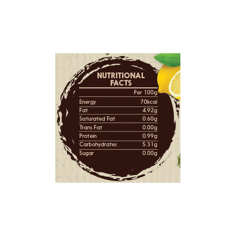 TOPS Lime Pickle in Extra Virgin Olive Oil - 370g. Glass Jar